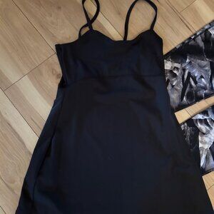 size  Large womens athletic work out   tank top black    gym loose